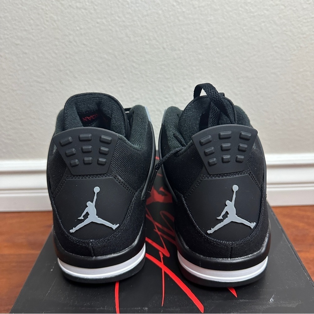 Air Jordan 4 Retro SE Black Canvas Size 10.5 - Picture 4 of 9